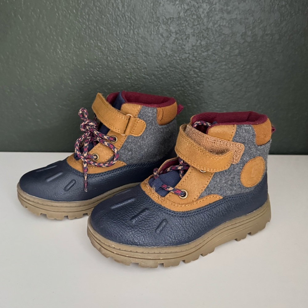 Carter's Burgundy Rain/Hiking Boots